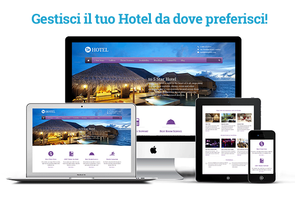 Webhotel® Responsive HOTEL CMS Tablet & Mobile Ready
